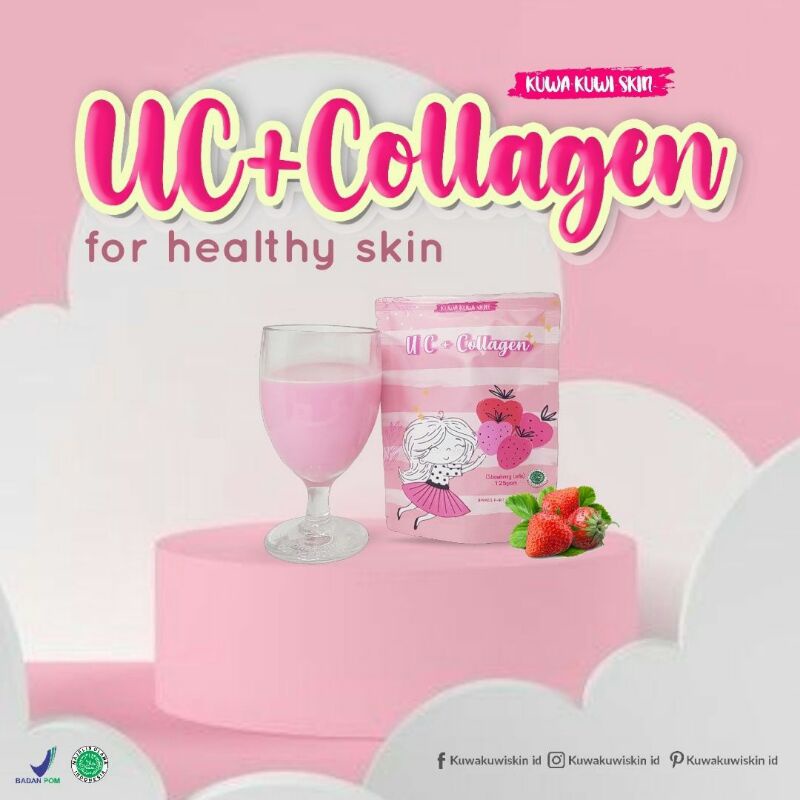 Susu pemutih badan|uc+collagen|kuwakuwiskin