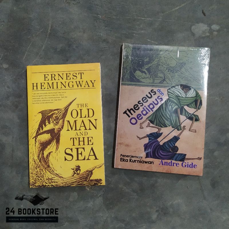 Paket 2 Buku Sastra Klasik : The Old Man And The Sea - Theseus Dan Oedipus - Ernest Hemingway - Andr