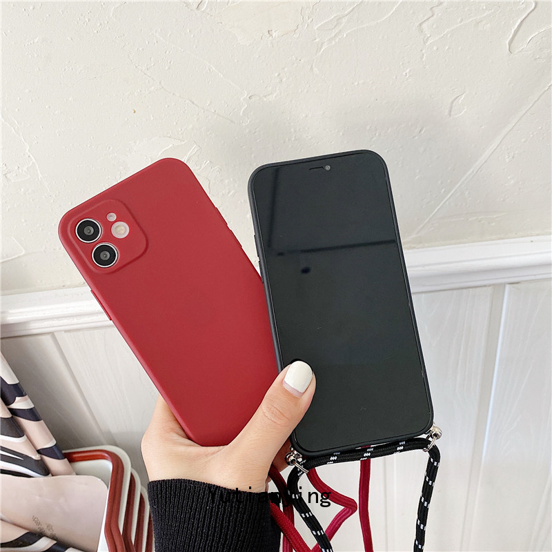 Soft Case Bahan Tpu Dengan Tali Lanyard Untuk Oppo A53 2020 A33 A52 A9 2020 A5 2020 A92 A5S A3S A11K A12 A31 A7 A12E F11 F9 A37