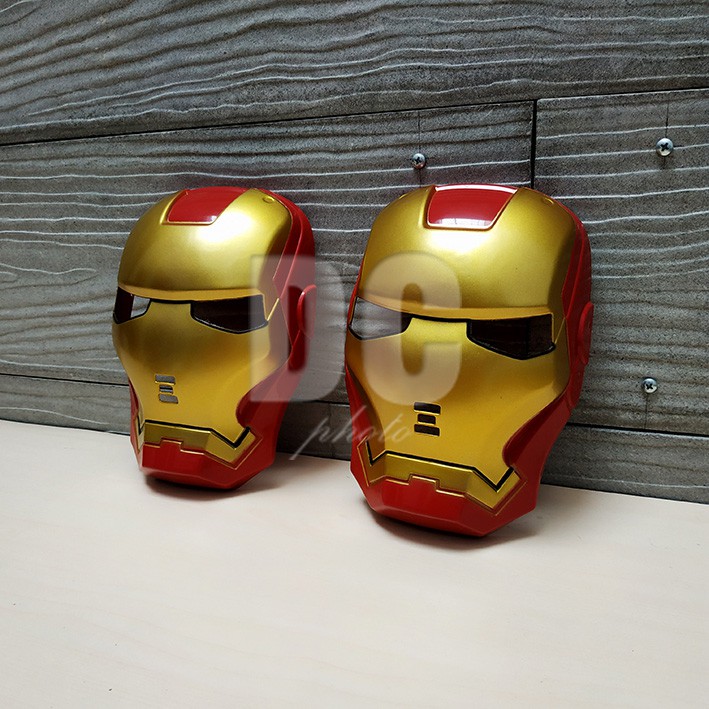 MAINAN 044 || Mainan Anak Topeng Avengers MASK IRONMAN Hero | Mainan Topeng Marvels Superhero Merah Hitam