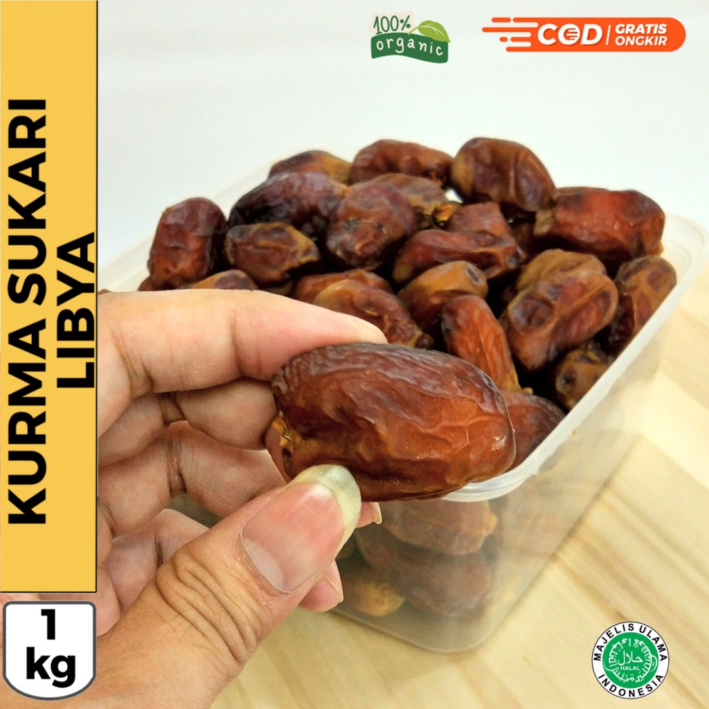 

KURMA SUKARI LIBYA KEMASAN TOPLES 1kg | Kurma Libya Original | Kurma Libya 1kg | Kurma Libya Fresh