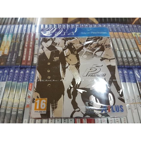 Ps4 Persona 5 SteelCase New Murah
