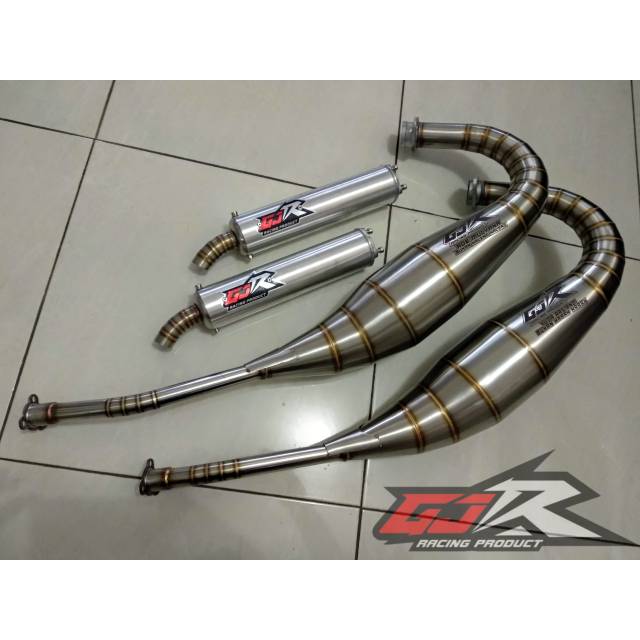 Knalpot Gjr stainles ninja RR R SS S