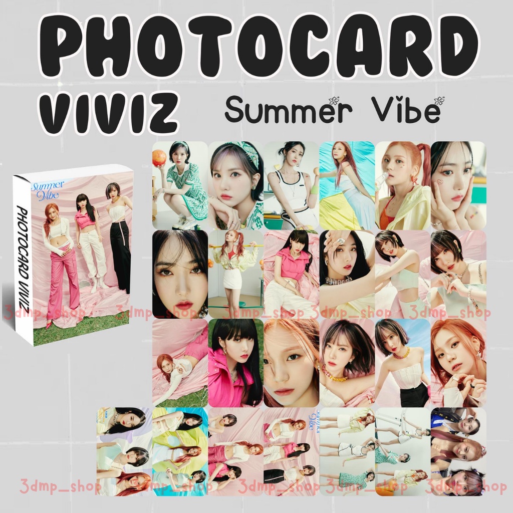 [25 lembar] Photocard lomocard photo lomo card viviz beam of prism summer vibe various