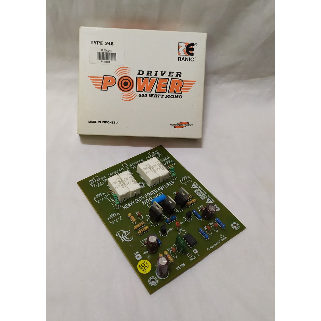 Kit Driver Power Mono 600 Watt Kit Ranic Type 246