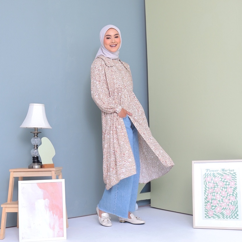 ORLIN MIDI DRESS / LONG TUNIC BUSUI / MIDI DRESS BUSUI / YOONA MIDI LOOKLIKE HAIDEEORLIN