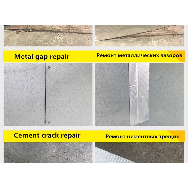 G8A taffguard kyto lakban aluminium foil butyl super adhesive duct tape waterproof 10 cm x 10 m - ls549 - silver Or-i