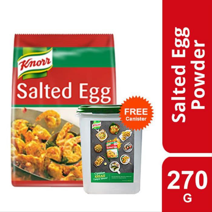 

Knorr Golden Salted Egg Powder Pouch 270g free canister BERKUALITAS