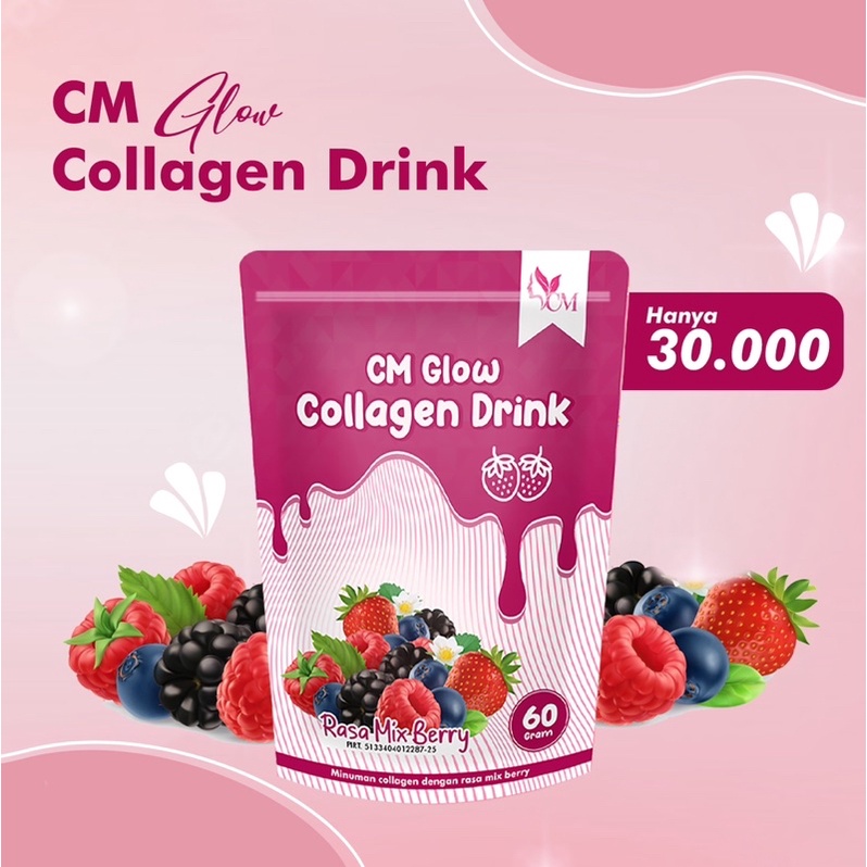 CM GLOW COLLAGEN DRINK RASA MIX BERRY