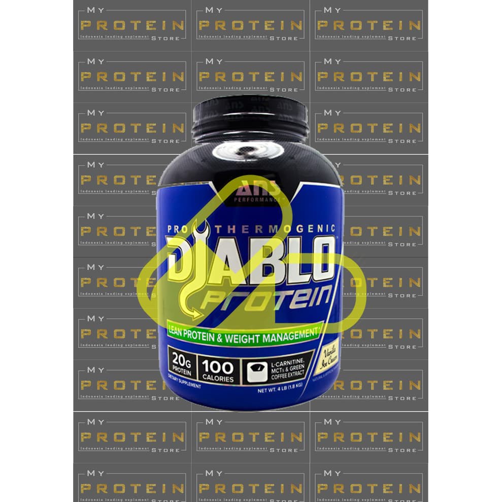 Suplemen Fitness | ANS DIABLO PROTEIN 2 Lbs WHEY + FAT BURNER susu gym protein ECER