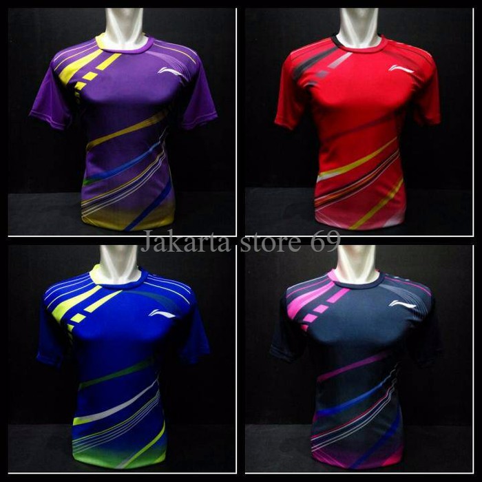 READY STOCK Baju Kaos Badminton / Bulutangkis LiNing L19