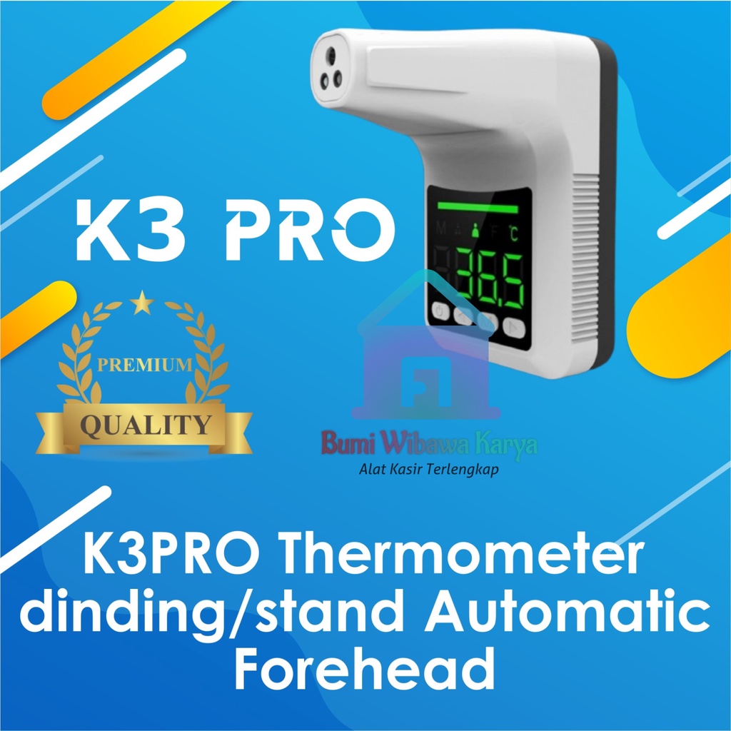 K3 Pro Infrared Thermometer / termometer dinding K3Pro Automatic Forehead