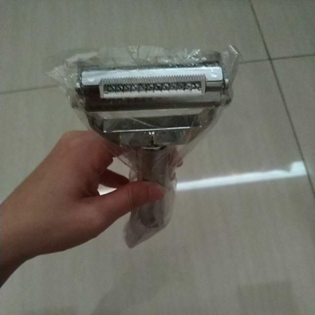 Whid Pengupas Buah / Sayur Fungsi Ganda Bahan Stainless Steel