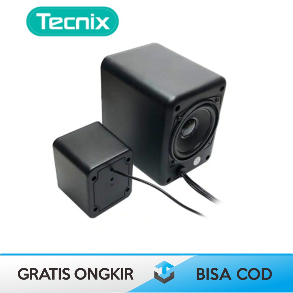 SPEAKER MULTIMEDIA SUBWOOFER TECNIX SPK-S080 ORIGINAL - SPIKER KABEL BESAR TECNIX SPK-S080 ORI