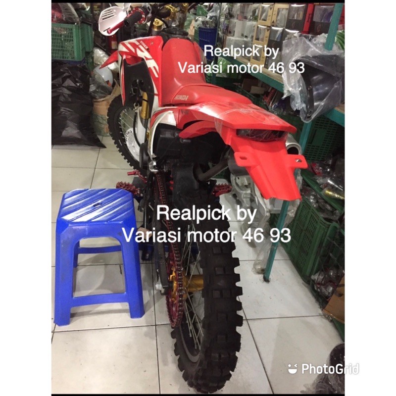 CRF 150 L Stoplamp Plus 3 in 1 Rear Number plate holder Turn signal lights plus fl7 cras spakbor crf