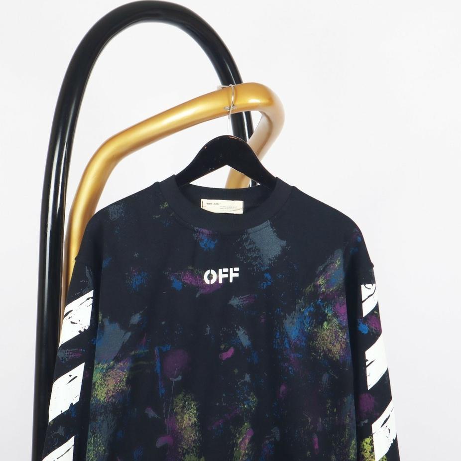 Hot Sell.. SWEATER CREWNECK OFFWHITE GRADIENT - OFFWHITE CREWNECK -SWEATER OFF-WHITE