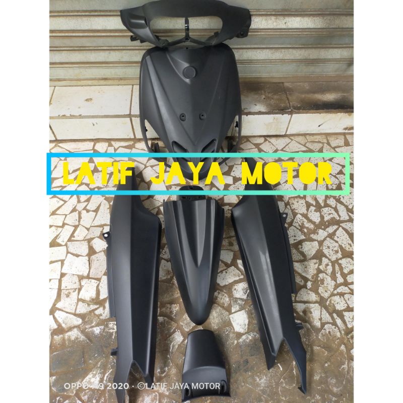 cover body yamaha mio sporty hitam doff