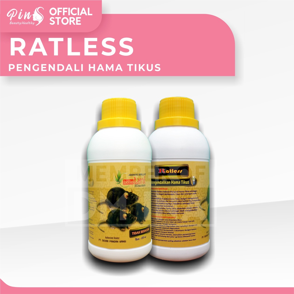 RACUN TIKUS RATLESS AMPUH BASMI TIKUS TANPA BANGKAI DAN BAU