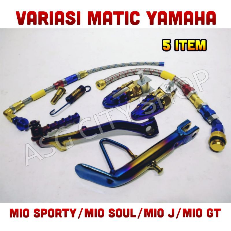 Paket Variasi Twotone Matic Yamaha Mio Sporty Mio J Mio GT Fino Mio Soul 5 Item