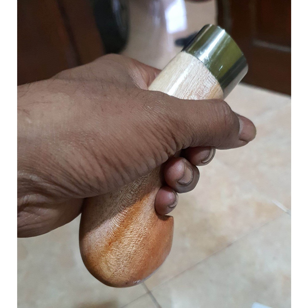 Pengrajin Perkakas Gagang Golok Kayu mahoni Terlaris