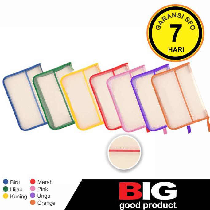 

Best Produk] Zipper Bag Big 7001 (Map Plastik Resleting) - Biru