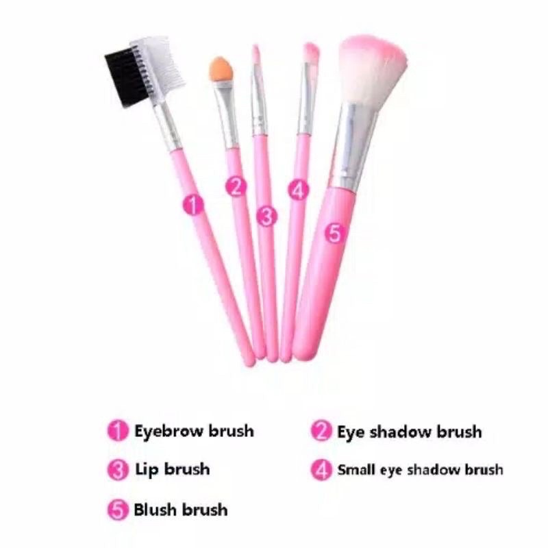 KUAS MAKE UP ISI 5 PCS