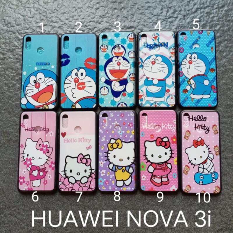 Case gambar Huawei Nova 3i motif cewek soft case softcase softshell silikon cover casing kesing housing