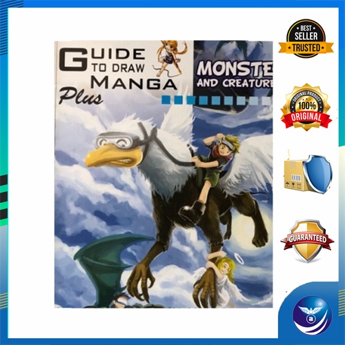 Panduan Menggambar Manga Monster dan Makhluk - Buku Tutorial Ilustrasi Kreatif