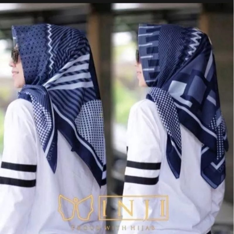 DEENAY KW HIJAB VOAL TERBARU MOTIF ABSTRAK