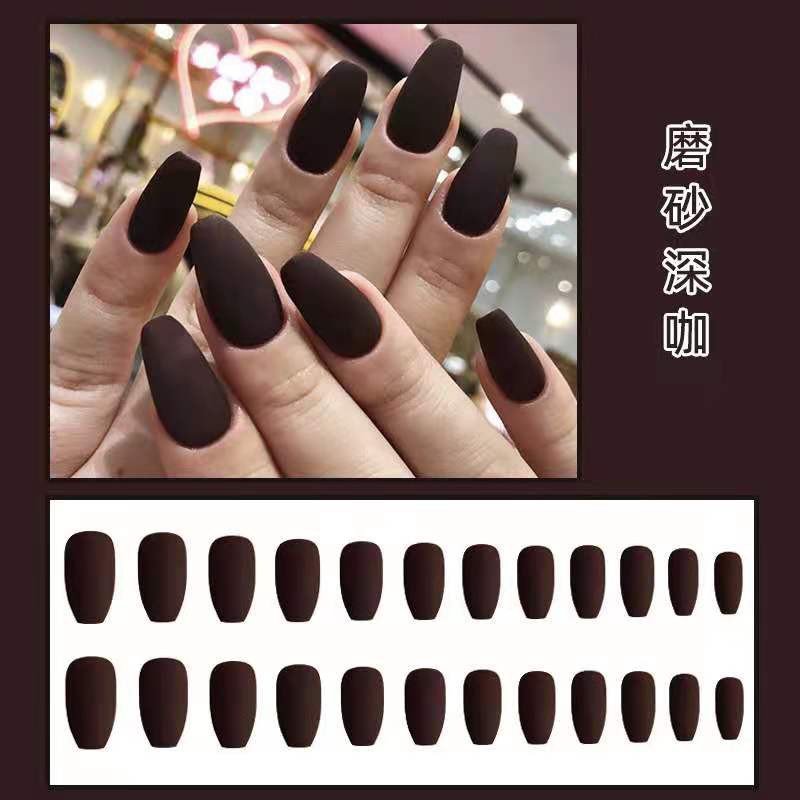 Kuku palsu matte 24pcs / false fake nails  matte elegant nail art  / Warna 14-26