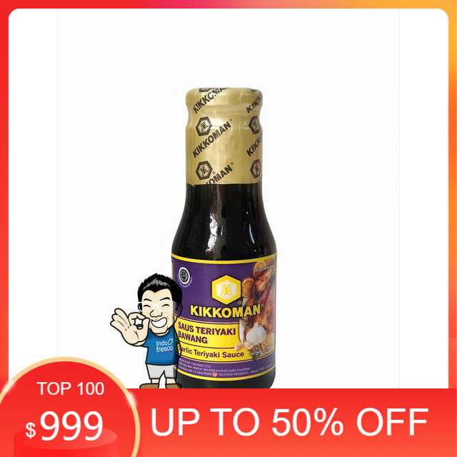 

Termurah Kikkoman Garlic Teryaki Sauce- Saus Teriyaki Bawang HALAL 300 gr