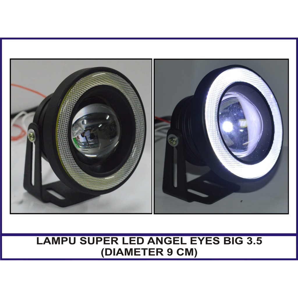 LAMPU SUPER LED ANGEL EYES BIG 3.5 (DIAMETER 9 cm)