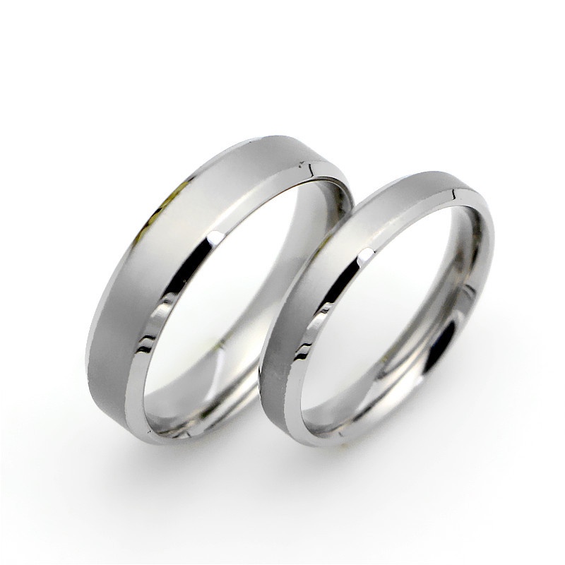 [New Product] Cincin Couple / Tunangan / Nikah / Pasangan / Titanium C089 Gold