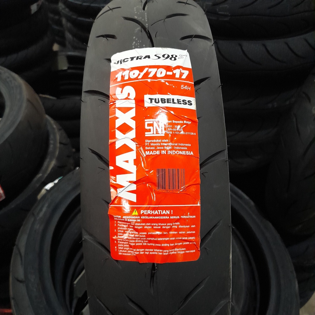 Ban motor sport Maxxis Victra 110 70 17 tubeless S98 ST