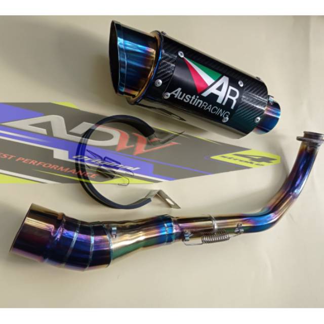 Knalpot racing Austin racing nmax aerox pcx vario beat mio dll
