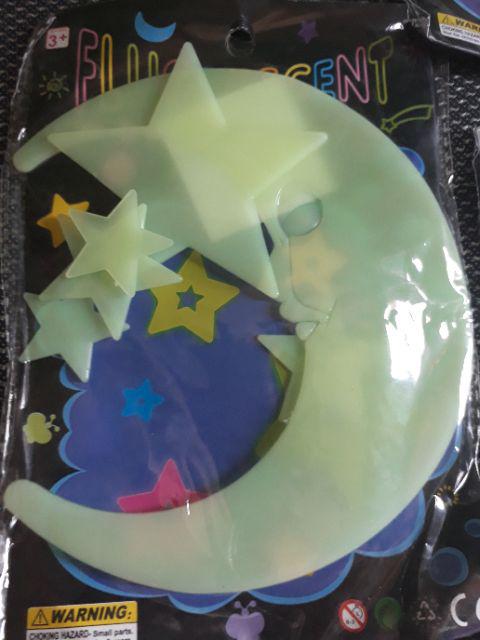 Glow In The Dark Wall Sticker Luminous Fluorescent For Bed Room Decor