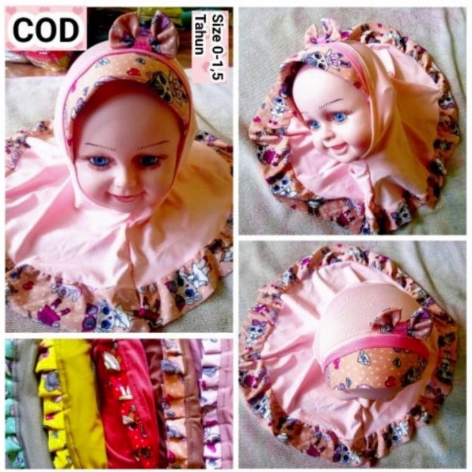 Jilbab Karakter Anak/Jilbab Model Kartun