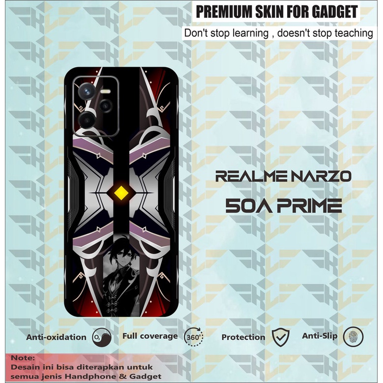 GARSKIN HANDPHONE 2PCS REALME NARZO 50A PRIME BLACK