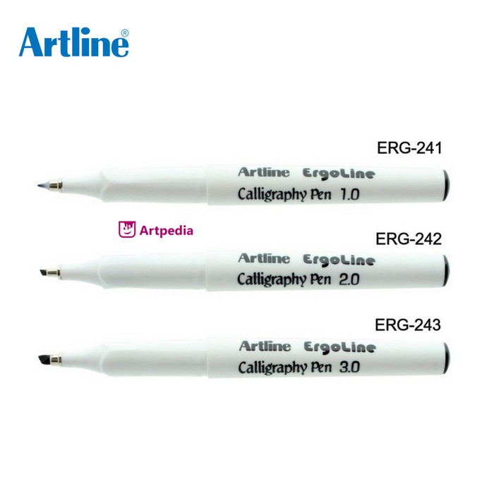 

Stok Ready Artline Ergoline Calligraphy Pen Berkualitas