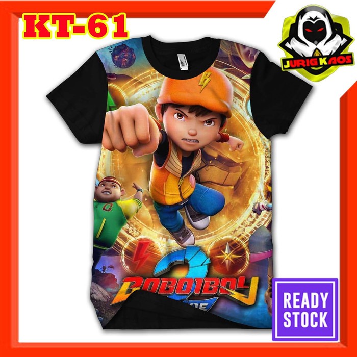 Penawaranspesial Kaos Boboiboy The Movie 2 Baju Anak dan Dewasa Murah Tokoh Kartun TV Limited
