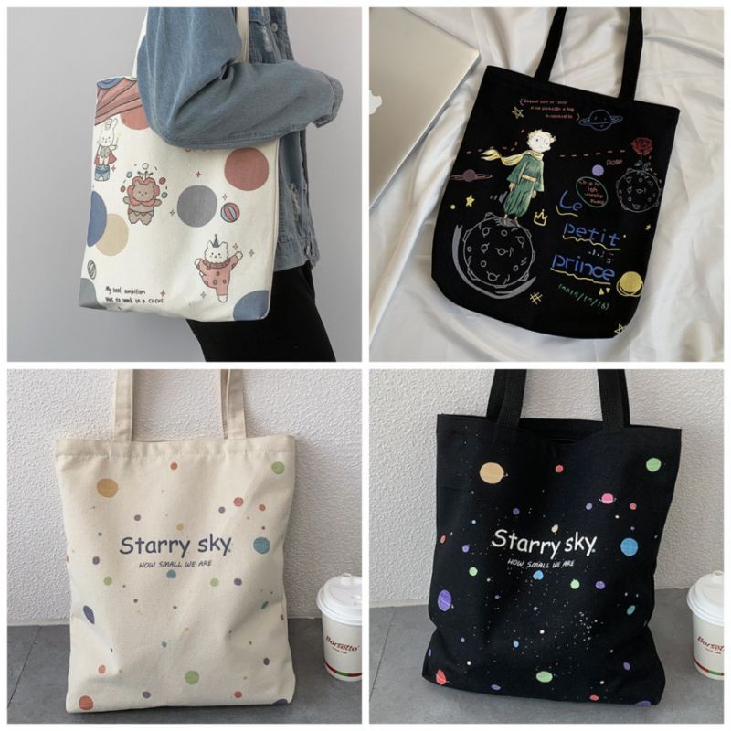 Tote Bag Full Color Tas Sekolah/Kuliah Tas Belanja