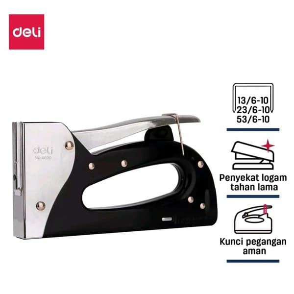 

Staples Gun Tracker Besi Deli 4600 Free Refill