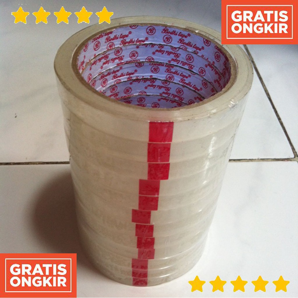 

LAKBAN BENING 12MM X 70 YARD - LAKBAN 12MM X 70 YARD - LAKBAN 1/2" - ISOLASI 1/2" - ISOLASI 12MM