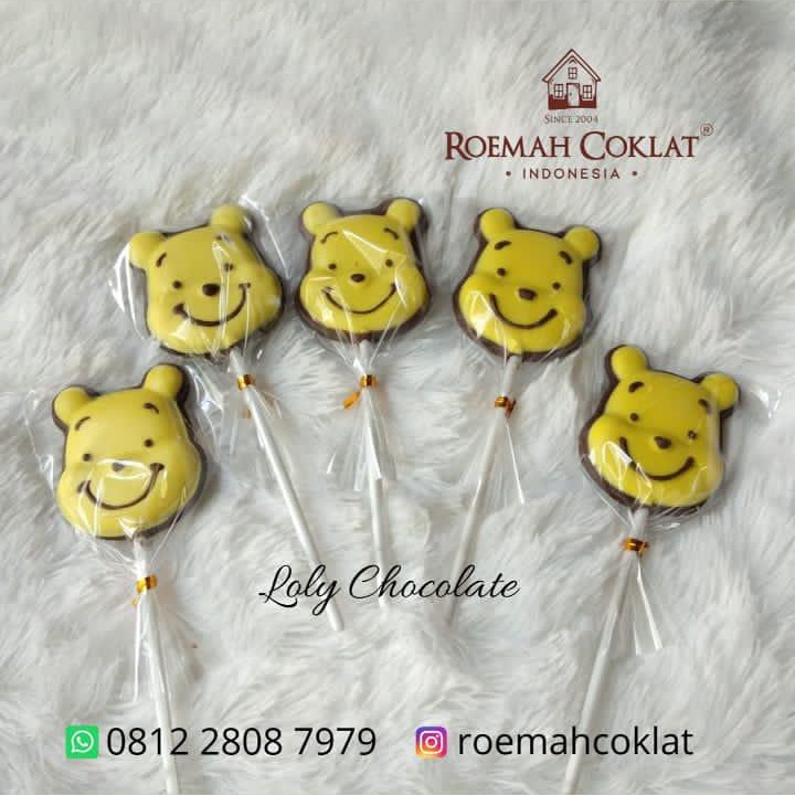 

COKELAT KARAKTER LOLIPOP - CHOCOLATE SNACK - MAKANAN RINGAN