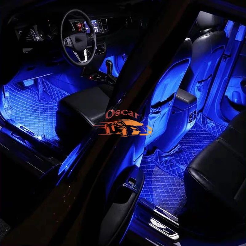 ED LAMPU KOLONG + Remote Dekorasi Dashboard Mobil 16 Warna DRL RGB