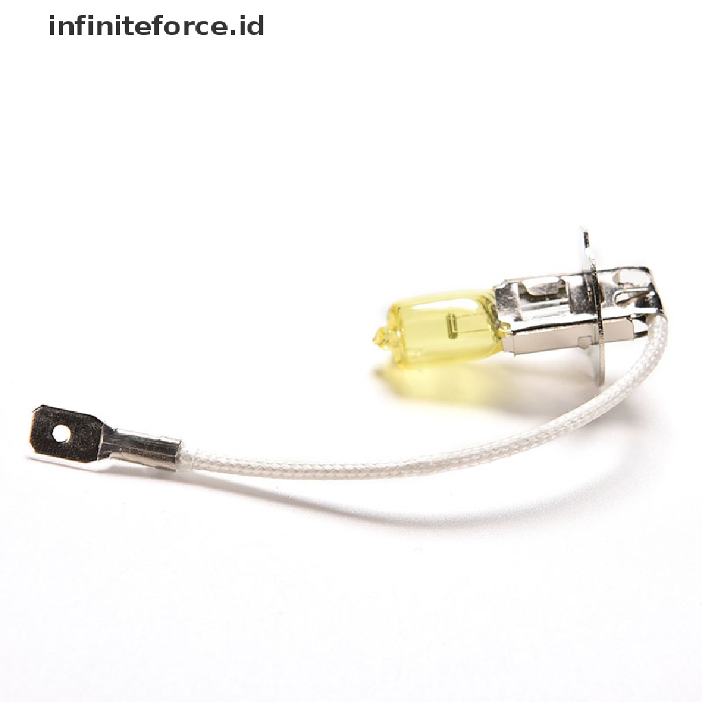 (infiniteforce.id) 2pcs Lampu Halogen Putih 55W 12V H3 Untuk Fog Lamp Mobil