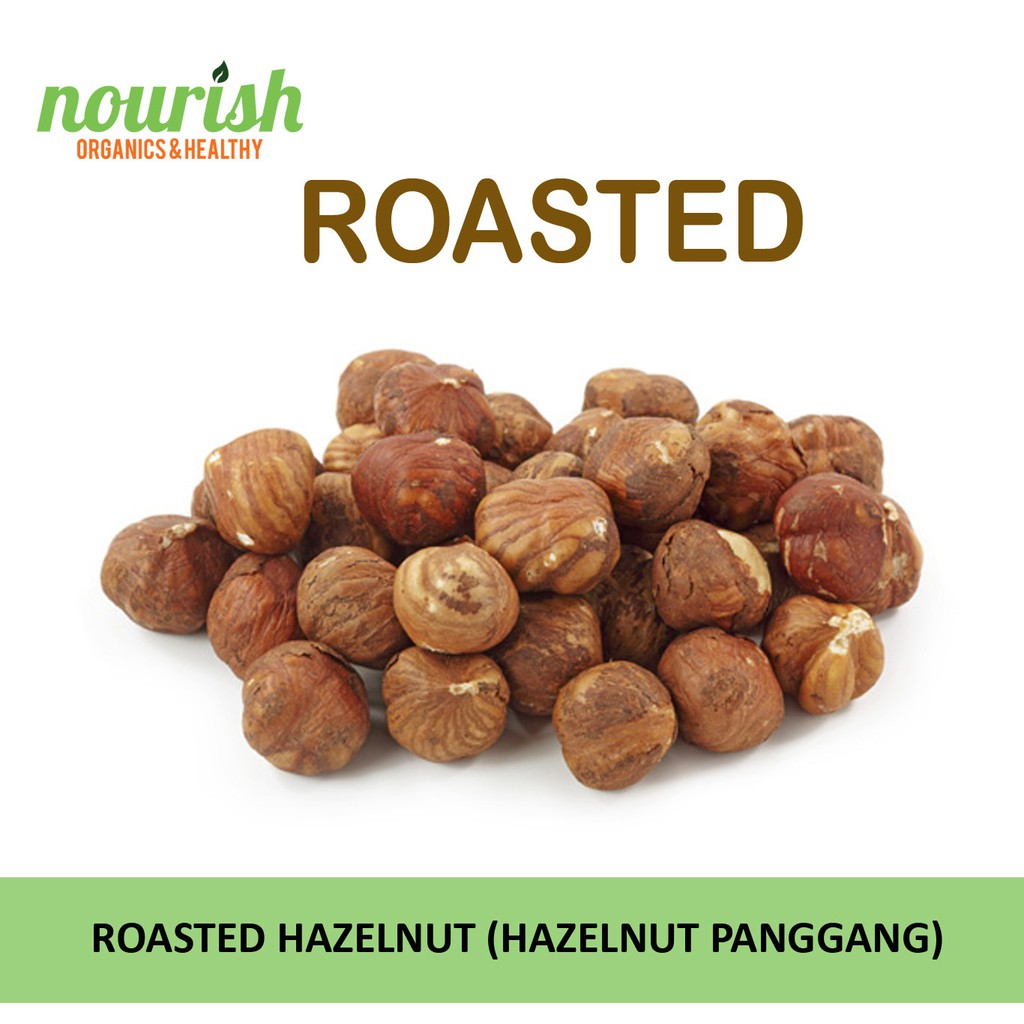 Roasted Hazelnut 250 gr (Kacang Hazelnut Panggang)