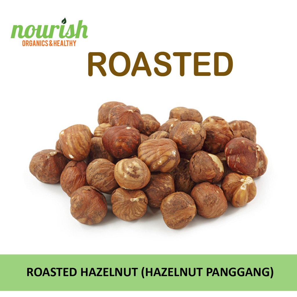 Roasted Hazelnut 500 gr (Kacang Hazelnut Panggang)