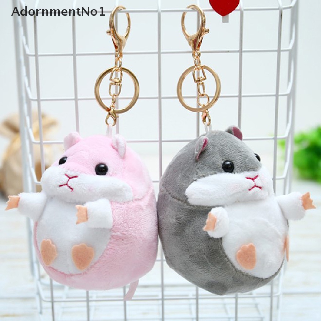 (AdornmentNo1) Gantungan Kunci Boneka hamster Bahan plush