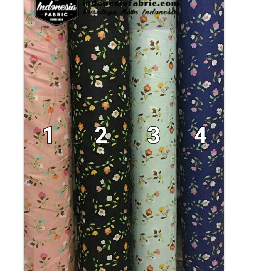 ♥ [Toko kain grosir] Kain Mukena Kain Gamis Kain Katun Jepang motif Haruka ♠